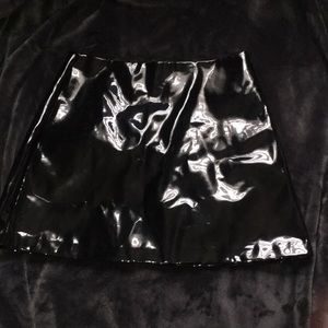 Latex skirt